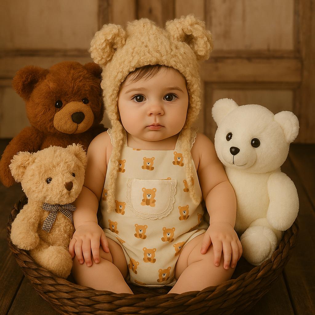 Curated Set of Two (2 Nos) - Regal Elegance + Honey Bear Romper