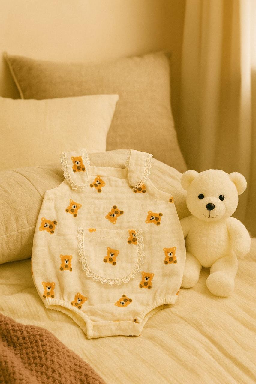 Curated Set of Two (2 Nos) - Regal Elegance + Honey Bear Romper