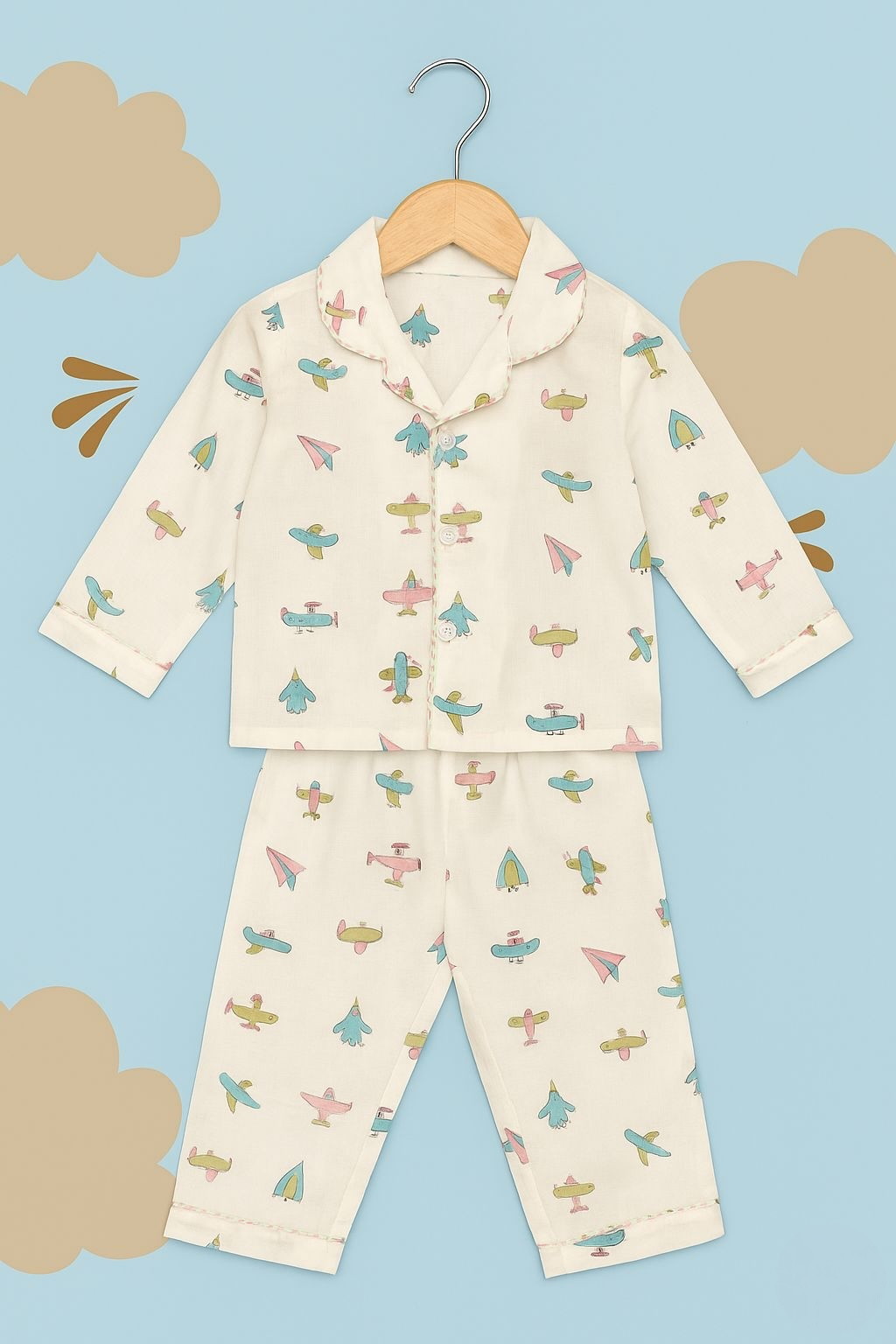 Curated Set of Two (2 Nos) - Honey Bear Romper + Midnight Aviator