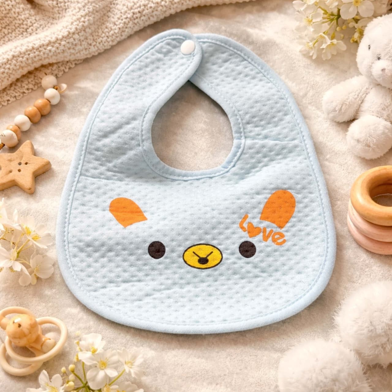 Cute Bear Baby Feeding Bib