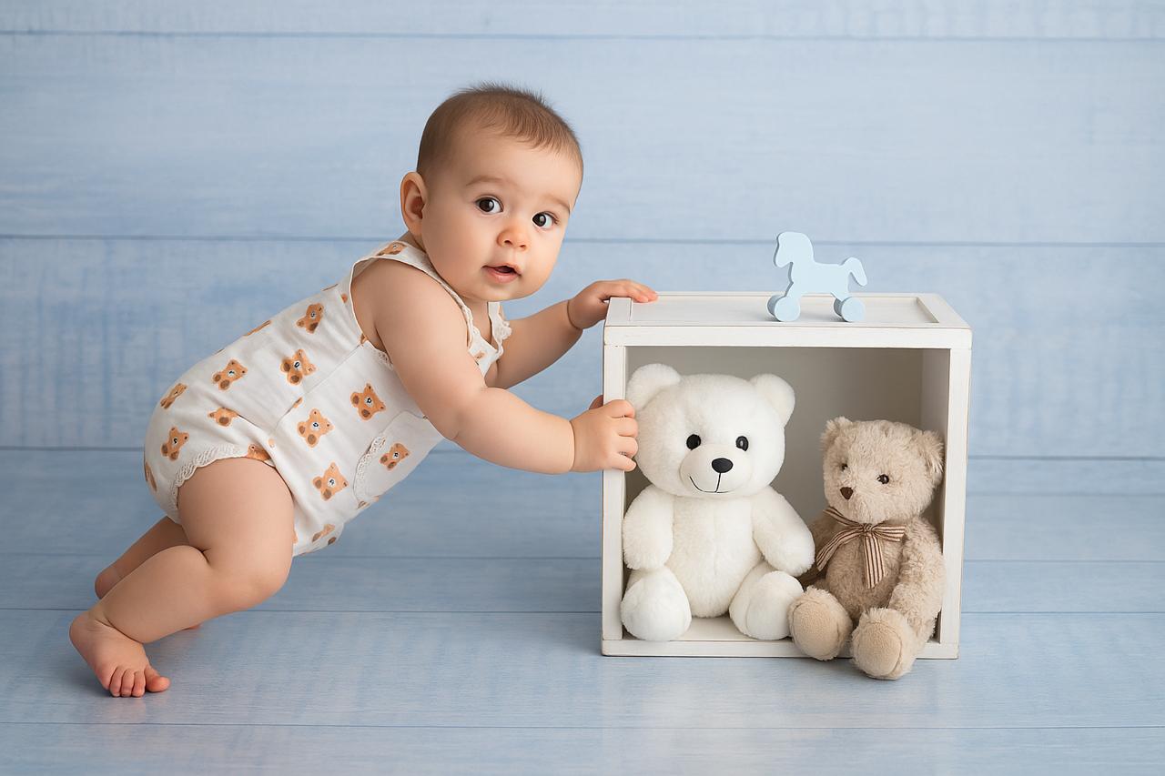 Curated Set of Two (2 Nos) - Regal Elegance + Honey Bear Romper